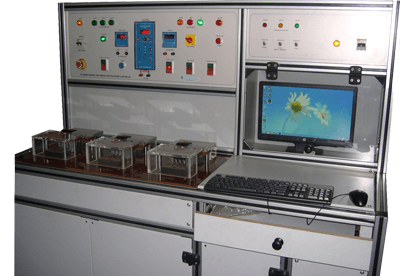 The test bench is used to test motor thermal overload starters capable of interrupting overlaod current